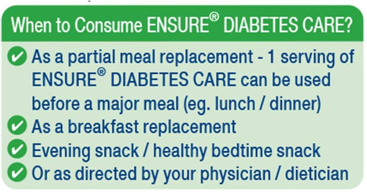 Abbott Ensure Diabetes Care Vanilla Delight Flavor - 375 Gm