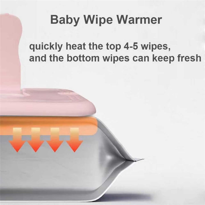 Baby Wipe Warmer,Portable USB Wet Wipe Heater for Babies,High Efficiency Heating (Blue)