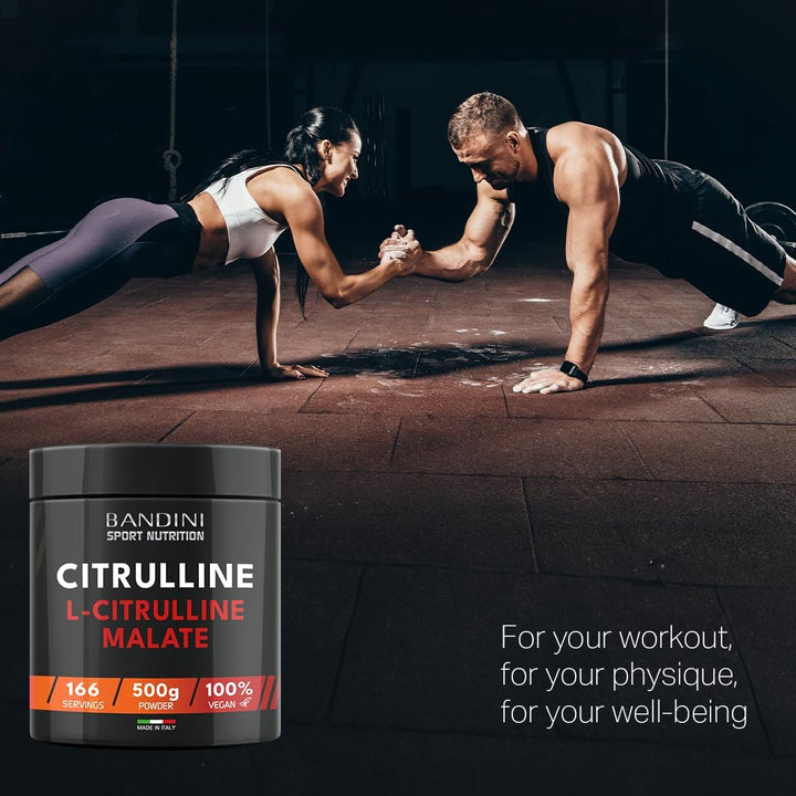® Citrulline Malate 2:1 500G Powder | 3G Daily Dose - 166 Servings | L-Citrulline Malate Nitric Oxide Enhancer | Pre-Workout Supplement for Athletes | Unflavoured Essential Amino Acid | Vegan