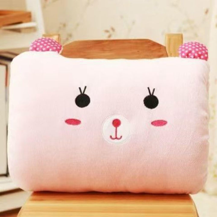 Hand Warmer Hand Pillow Kids Winter Cartoon Plush Weak Class 1 Arm Pillow,Travel Necessities Desk Nap