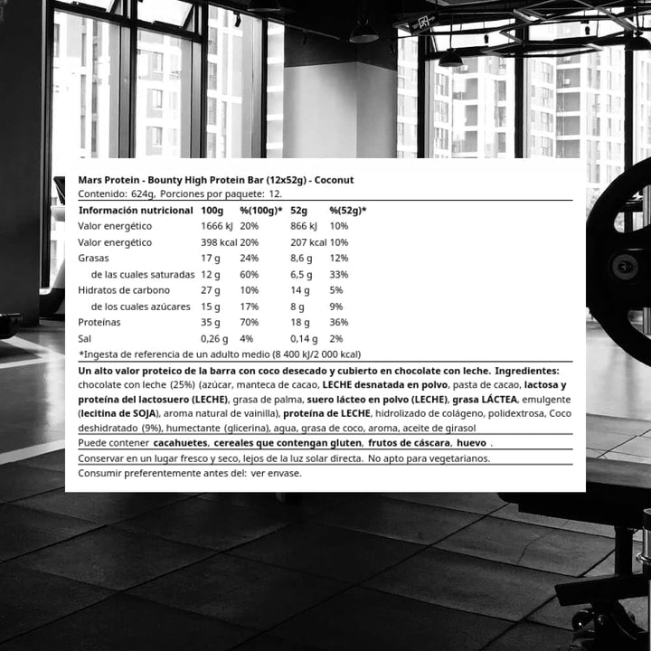 - Hi Protein Bars | 12 X 52G Pack, High Protein Energy Snack with Milk Chocolate and Coconut, 18G of Protein per Bar