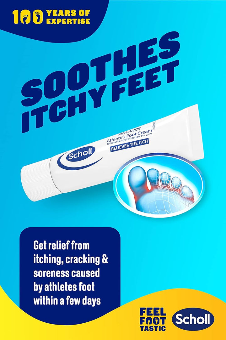 Scholl Advance Athlete'S Foot Cream, 15G - Antifungal Treatment Cream for Athlete'S Foot, Kills the Fungi That Cause Athlete'S Foot