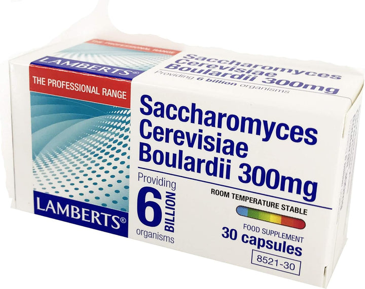 Saccharomyces Cerevisiae Boulardii 300Mg 30 Capsules