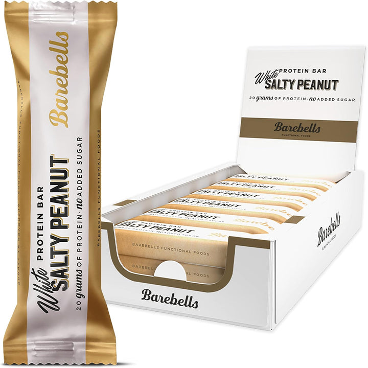 Soft Protein Bars | 16G Protein Healthy Snacks, Protein Snacks for Breakfast, Sugar Free Chocolate, Low Carb – 12 X 55G (Peanut Caramel)