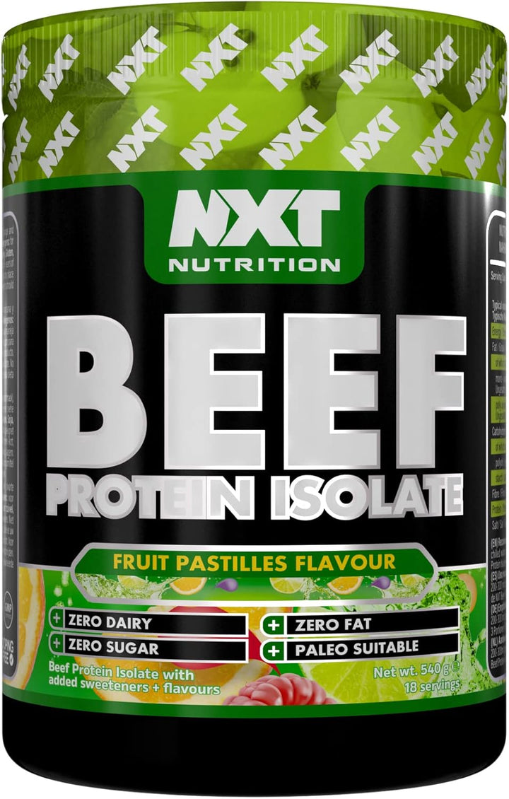 NXT Beef Protein Isolate 540G - High Protein Powder in Natural Amino Acids - Paleo, Keto Friendly - Dairy and Gluten Free | 540G (Pineapple)