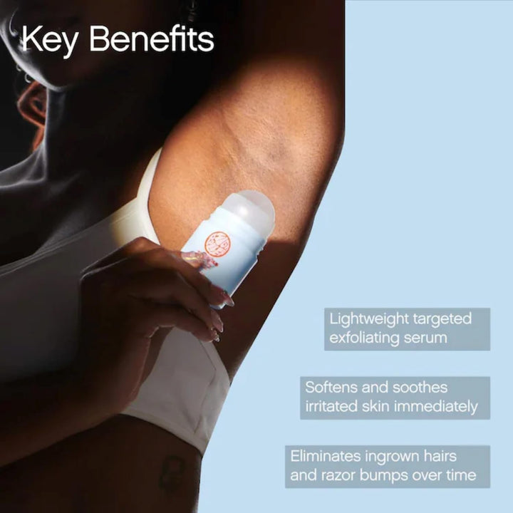 High Roller Ingrown Hair Tonic with Salicylic Acid, Ahas and Bhas - Daily Treatment for Razor Bumps, Irritation and Ingrown Hairs - Suitable for Face & Body (1.7 Fl Oz)