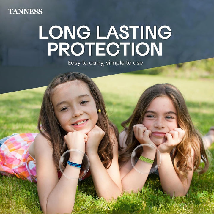 12 Pack Mosquito Repellent Bracelet - Long-Lasting Insect & Mosquito Bands, Deet-Free Insect Repellent Bracelet for Kids & Adults, Travel & Holiday Essentials for Outdoor Protection