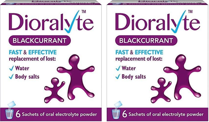 - Fast and Effective Supplement Treatment for Reducing Dehydration and Replacing Electrolytes (Mineral Salts) of Lost Body Water and Salts- Blackcurrant Flavour - 6 Sachets