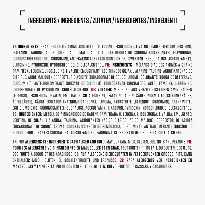 Nutrition Amino X Supplement with Vitamin D, Vitamin B6 and Amino Acids, Fruit Punch Flavour, 70 Servings, 1 Kg