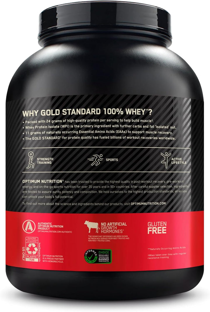 100 Percent Vanilla Ice Cream Whey Gold Standard Supplements, 5 Lbs, 2.27 Kg