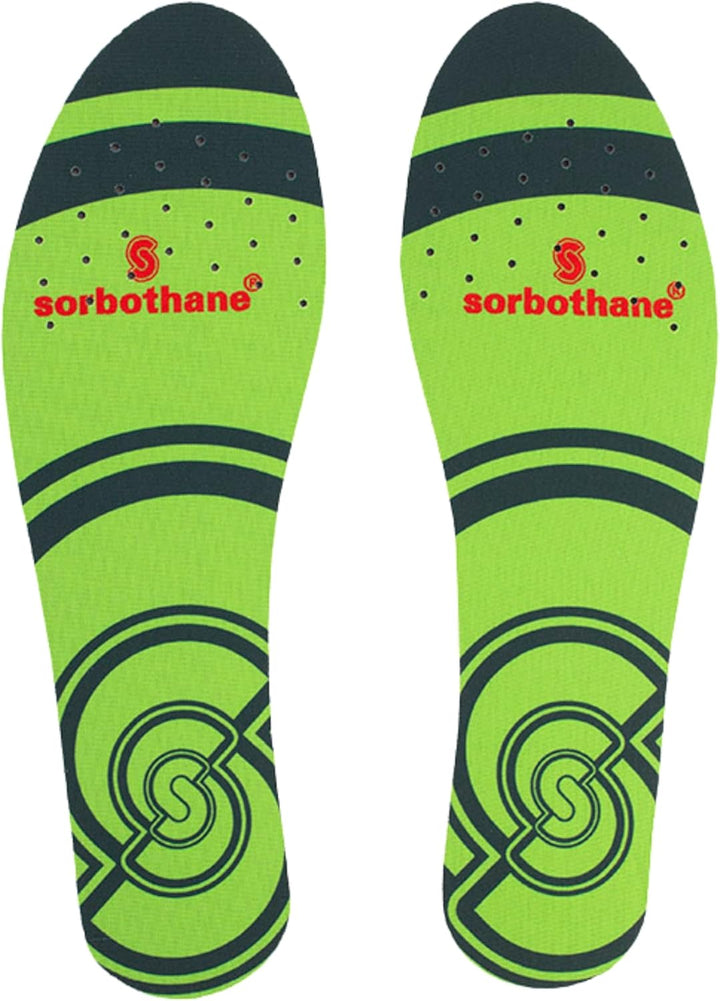 Single Strike Insoles Men & Women – Heel Focused Shock Absorbing Insoles for Walking, Work & Sports – Arch Support & Odour Control – Trim-To-Fit Inserts – Sizes 3.5UK - 11UK