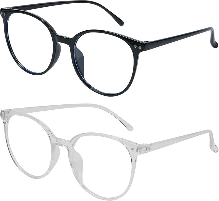 Blue Light Blocking Glasses, 1/2/3 Pcs anti Blue Light Computer Gaming Glasses for Women Men, Lightweight Reading Glasses anti Glare anti Eyestrain