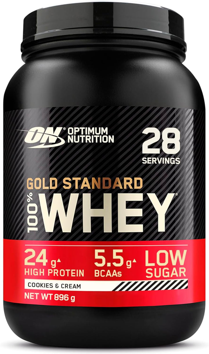 Gold Standard Whey Protein, Muscle Building Powder with Naturally Occurring Glutamine and Amino Acids, Double Rich Chocolate, 29 Servings, 899 G, Packaging May Vary