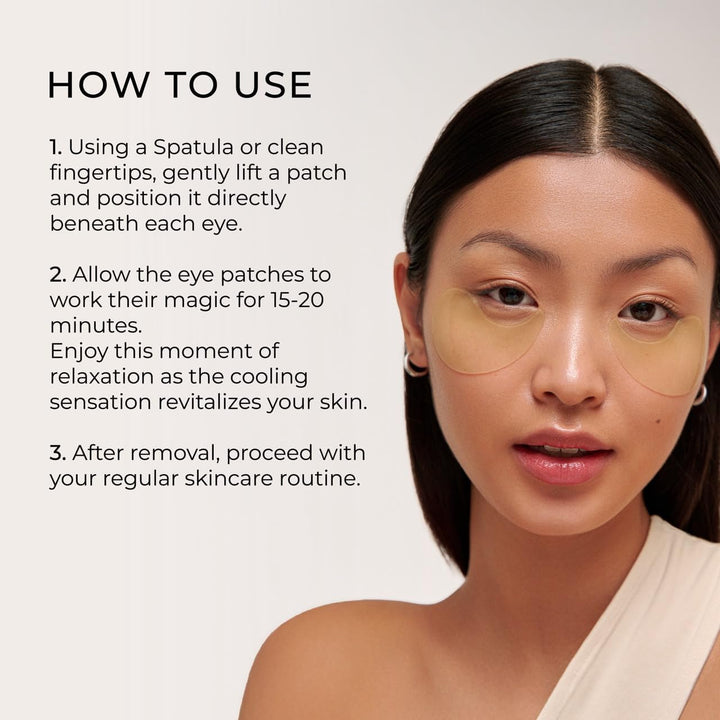 the Depuff Eyespresso, Depuffing Caffeine & Green Tea Eye Patches, Reduce Puffiness & Rejuvenates Tired under Eye Area, Vegan Korean Eyepatches for All Skin Types, 60 Pcs / 90 G