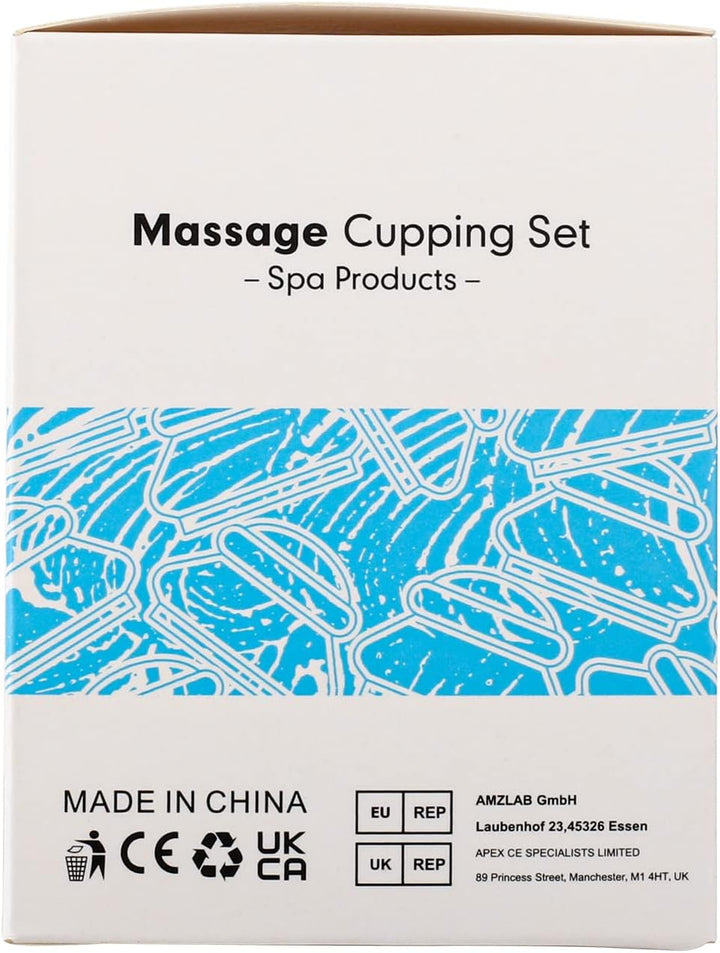 Silicone Cupping Therapy Set, anti Cellulite Cup, Vacuum Massage Cup Kit Body Cup Set Health Beauty Care, 2 Pcs (Large & Medium) with Gift Bag