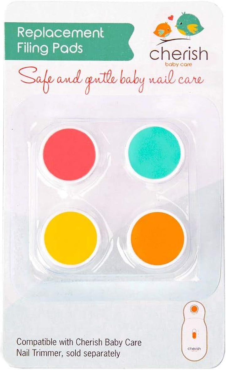 Award-Winning Electric Baby Nail File - Automatic Safety Stop, Baby Nail File Electric with 4 Filing Pads from 0 to 12+ Months, Includes Travel Case