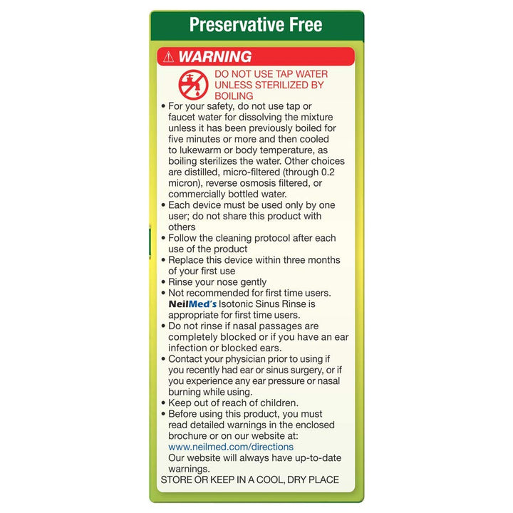 'S Sinus Rinse Extra Strength Pre-Mixed Hypertonic Packets, 70 Count (Pack of 1)