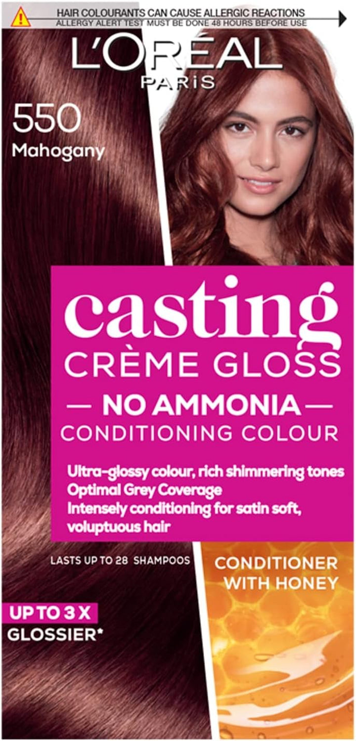 Casting Crème Gloss 600 Dark Blonde: This No-Ammonia, Semi-Permanent Hair Colour Lasts 32 Washes. Enjoy up to 3X Glossier, 4X Silkier, Visibly Healthier Hair with a Luminous Dark Blonde.