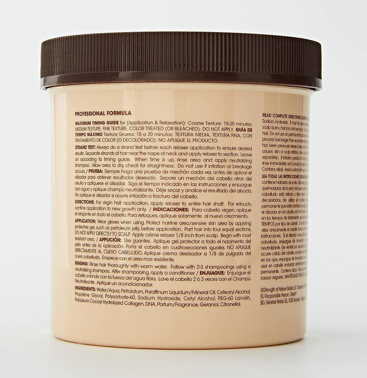 No Base Creme Hair Relaxer with Protein and DNA Super 15.Oz