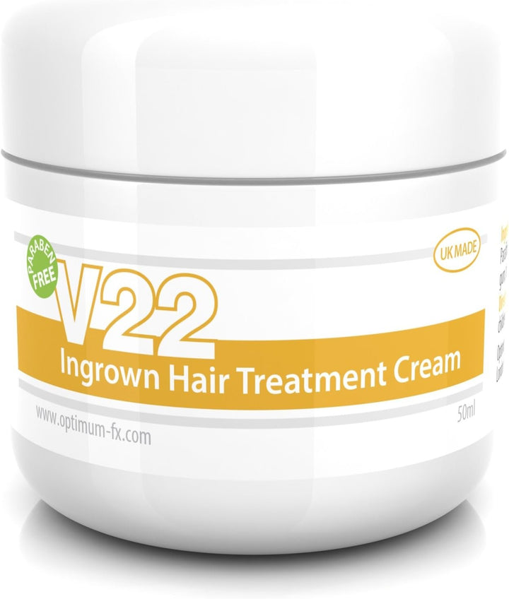 V22 Ingrown Hair Treatment Cream Paraben and Cruelty Free - 50Ml