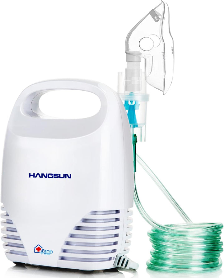 Nebuliser Machine for Adults and Kids Compact Compressor System Vaporizer Mist Steam Inhaler CN560 Portable and Silent for Home Use