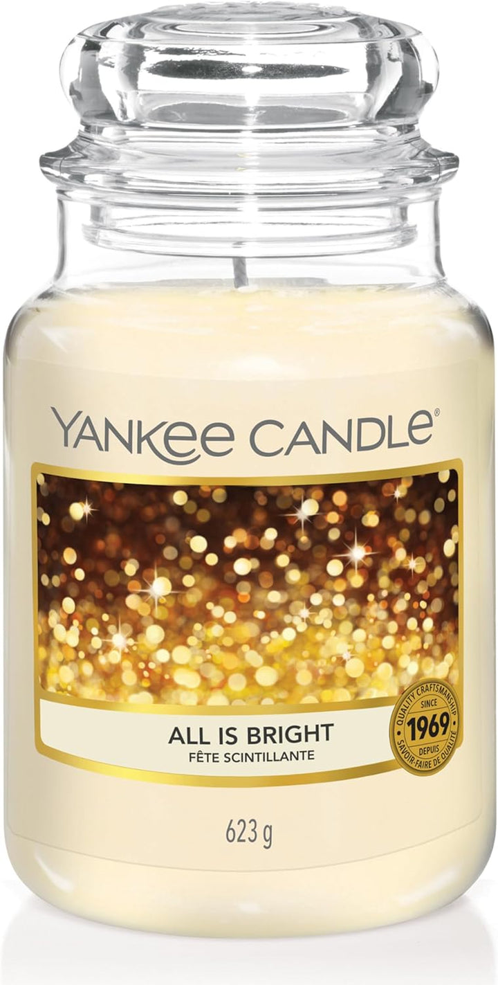 Scented Candle | Autumn Wreath Large Jar | Long Burning Candles: up to 150 Hours | Perfect Gifts for Women