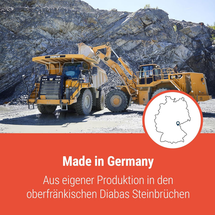 German Diabas Sauna Stones 10 Kg 5-8 Cm, 5-11 Cm or 8-12 Cm, High-Quality Infusion Stones for the Sauna Stove Pre-Washed