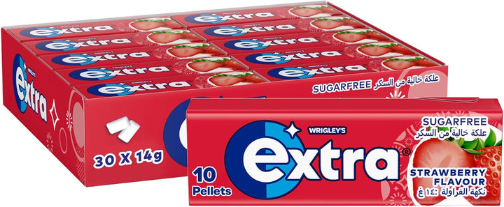 Wrigley'S  White Chewing Gum, Peppermint Flavour, 30 Packs of 10 Pieces, Sugar Free Bulk Pack Gum with Xylitol (300 Pieces)-Packaging May Vary