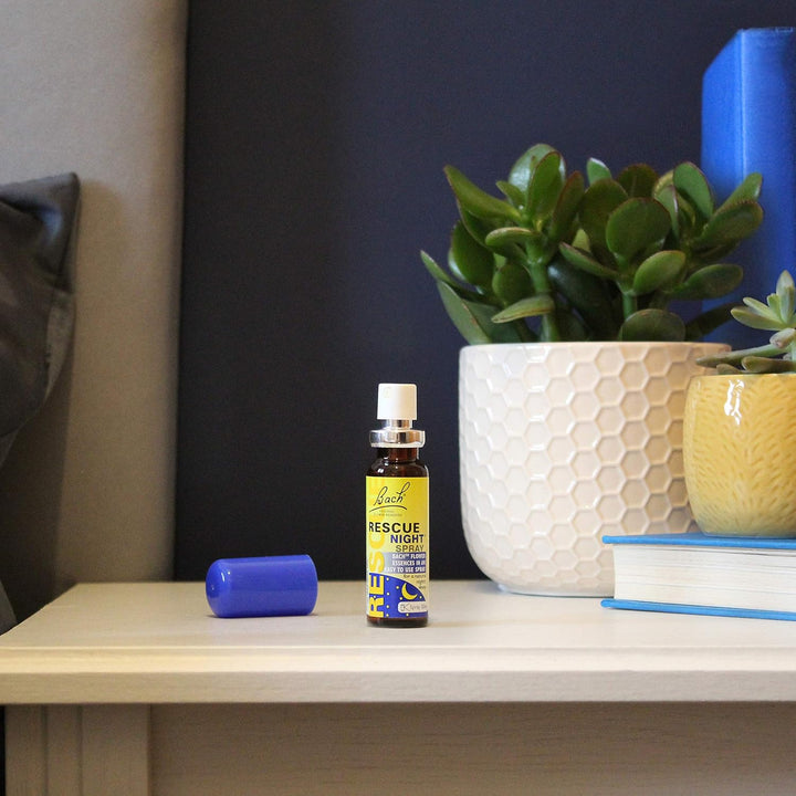 Night Spray (20Ml), for a Natural Night'S Sleep, Natural Flower Essences, Helps Switch off from Repetitive Thoughts, Disconnect from Distractions, Night Support, Aid a Restful Night