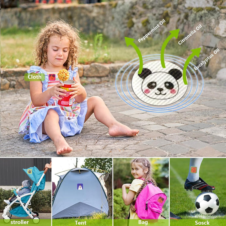 Mosquito Repellent for Children and Adults, Natural Plant Repellent Patches, Multi-Color, 24 Hours Protection, Skin Safety, Waterproof Mosquito Repellent Patches (1 Count (Pack of 168))