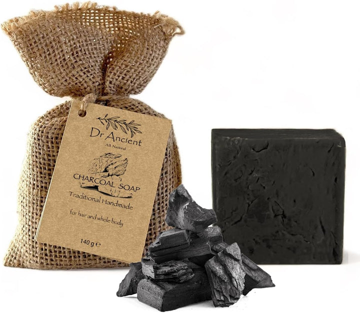 Sulphur Soap Bar, Best Sulfur Soap for Acne, Traditional Soaps for Oily Skin & Hair, anti Bacterial Sulfur Acne Treatment, Organic, Vegan, Pure Natural Handmade Acne Soaps