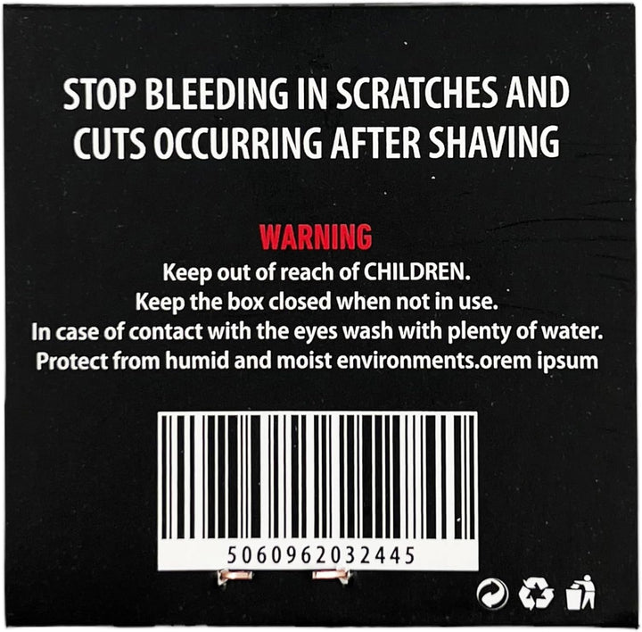 Styptic Pencil Sticks 20Pcs for Aftershaving, Alum Stone Matches, Traditional Sticks, Ideal for Salons, Barbers, Hairdressers and Personal Use