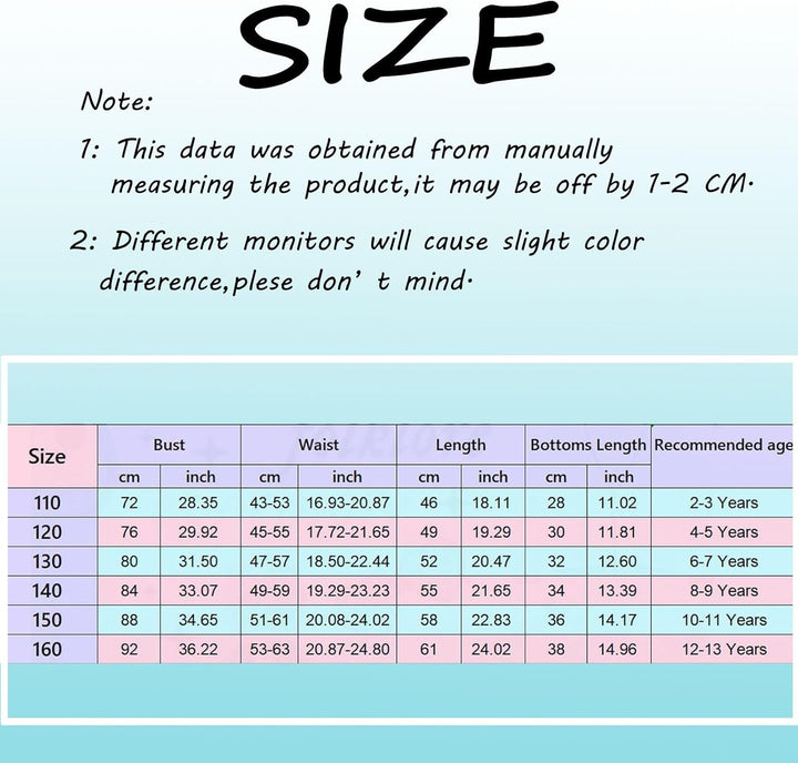 Girls Christmas Printed Pajamas Short Sleeved Button Top Shorts Home Set Christmas Hats