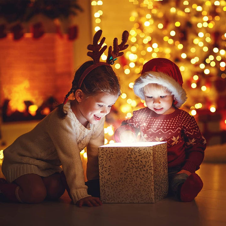 Galaxy Projector, Star Projector Night Light with Remote Control/Timer Function/Built-In Music, LED Projector Light with 8 Lighting Modes for Kids Adults Bedroom/Party/Gift (White)