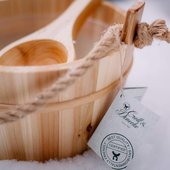 Wooden Sauna Bucket Diameter 28 Cm