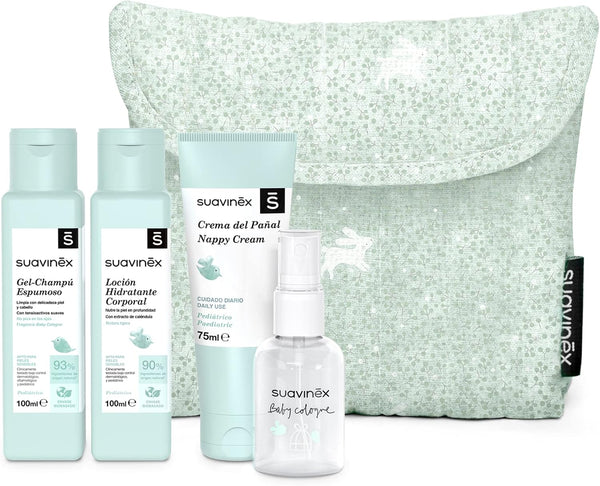 Neceser Tela Viaje Azul Lote 5 Pz