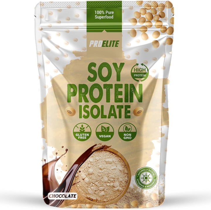 Soy Protein Isolate Powder 1Kg Vegan 100% Plant Protein Gluten-Free, SOYA Protein Powder Shake for Superfood Super Greens Dairy Free Shakes by  (1KG, Unflavoured)