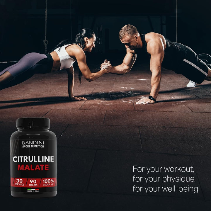 ® CITRULLINE Malate 90 Tablets 3000 Mg per Daily Dose - Extra-High Dosage (1 Month Coverage) - 100% Vegan L-Citrulline from Fermentation - Citrullin for Athletes and Bodybuilders