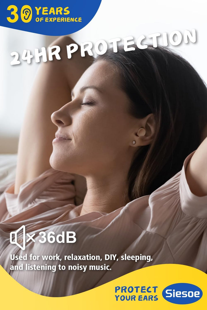 2025 Pro Version Ear Plugs for Sleep, Thermal-Adaptive Memory Foam for Travel, Work, Side Sleepers & Noise Relief (5 Pairs with Case) (Pink, Media)