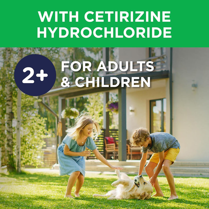 teze Children’S Hayfever & Allergy Syrup. Sugar Free, Banana Flavour Syrup Containing Cetirizine (Antihistamine). 2 Years+, 70Ml