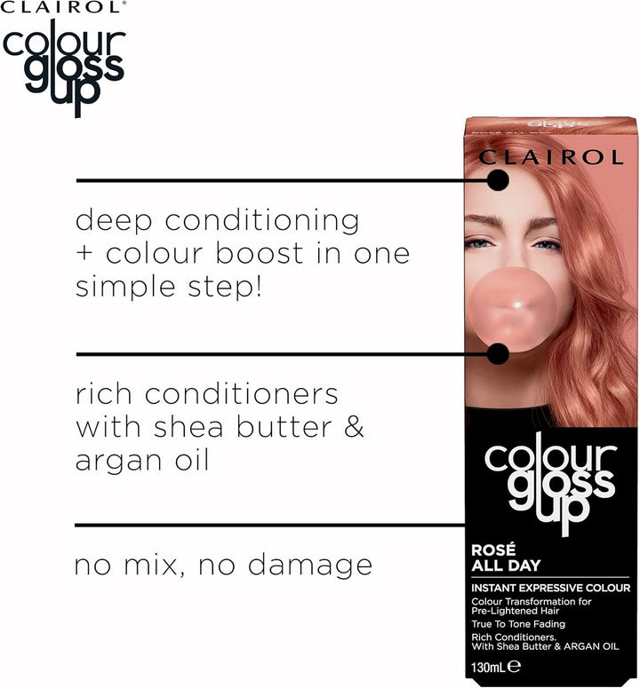 Colour Gloss up Conditioner, Rose All Day, 130Ml