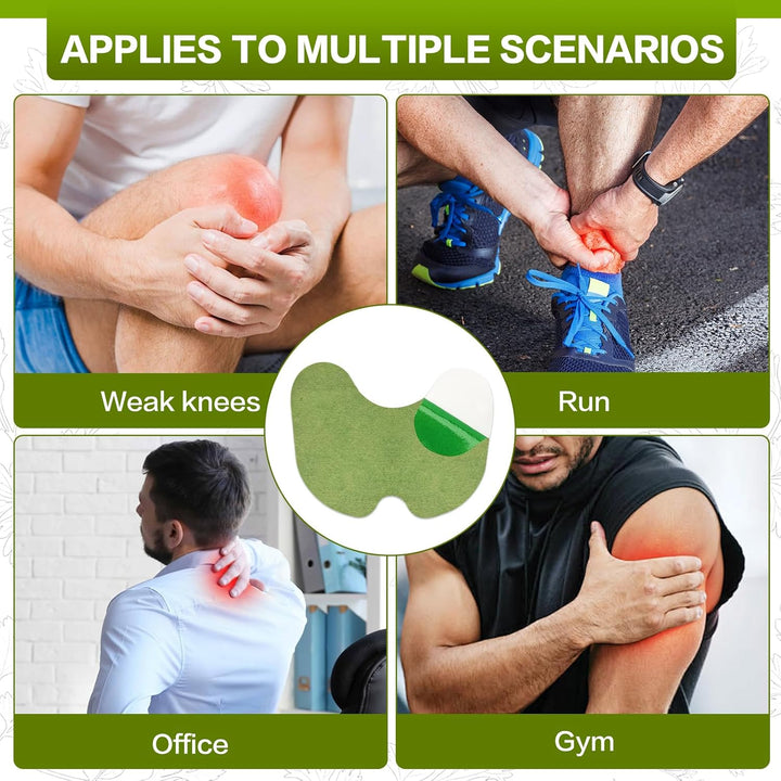 Keen Pain Relief Patch, 45Pcs Knee Heat Patch, Wormwood Knee Pain Relief Patches, Fast Relieves Muscle Soreness in Knee, Neck,Shoulder (45)