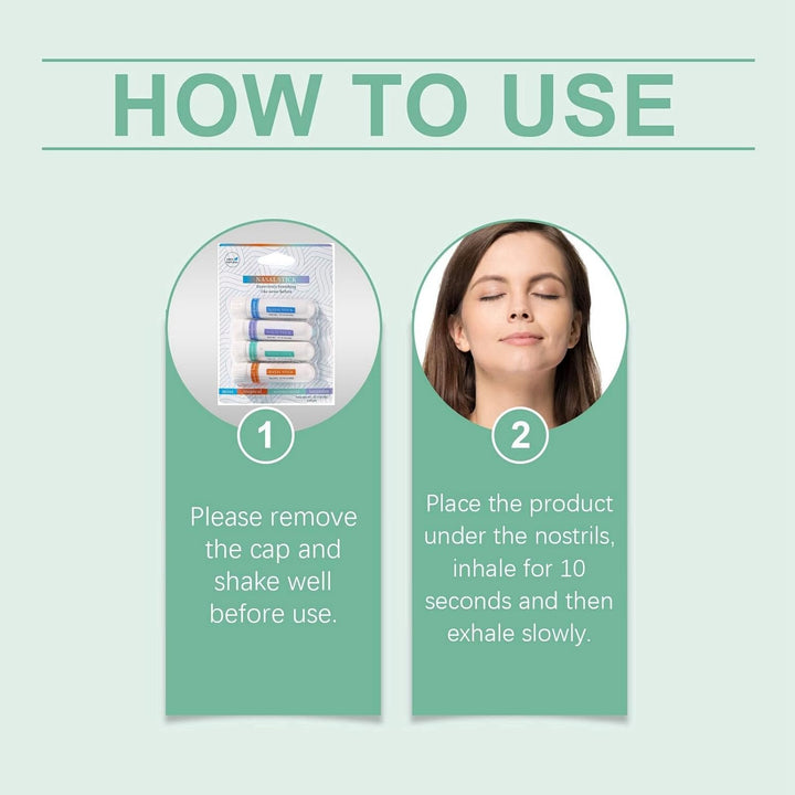 4Pcs Nasal Stick,Nasal Inhaler Stick,Natural Nasal Inhaler,Nose Inhaler,Refreshing Mints Oils Blocked Nose Relief Stick,Blocked Nose Relief,Portable Nasal Congestion Inhaler,Nasal Congestion Relief