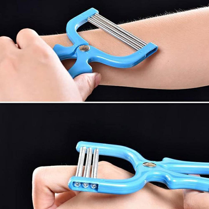 2 Pieces Handheld Facial Hair Removal Threading Beauty Epilator Tool Removal Threader Remover Spring Facial Hair Epilator Use for Women Face Hair Removing Beauty Tools Random Color