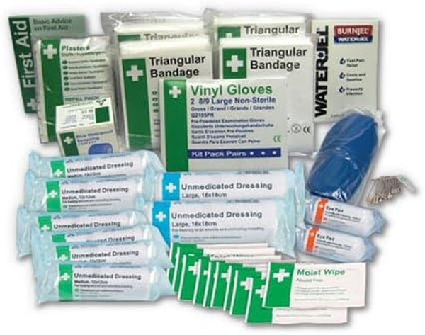 First Aid Kit Refill for 1-10 People
