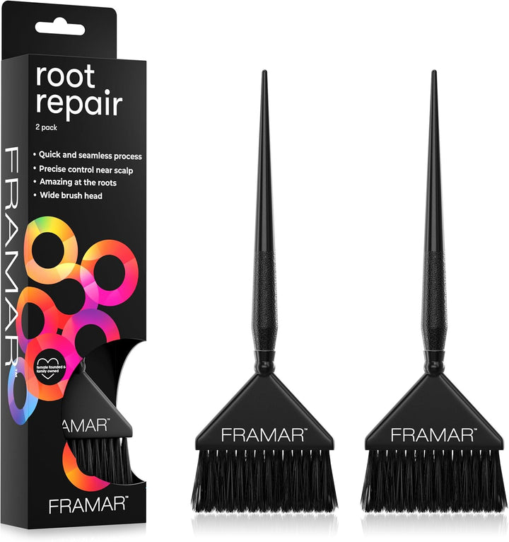 Hair Dye Brush Set – Hair Colour Brush for Hair Bleach Kit, Hair Tint Brush for Hair Lightener, Highlights Hair Dye Kit, Tinting Brush for Root Touch Up, Hair Highlighting Kit – 3 Pack Glitter