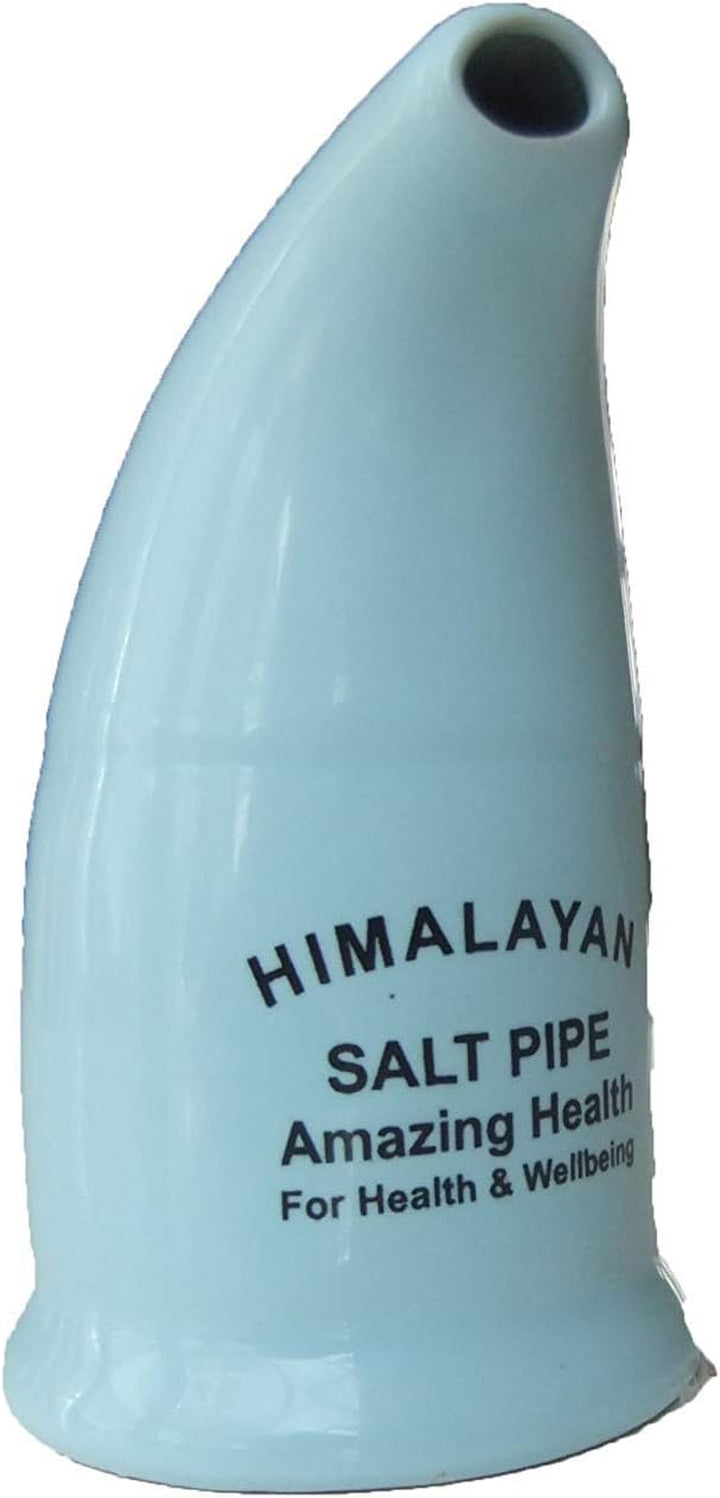 New Good Health Original Himalayan Salt Pipe Ceramic Filled with 100% Pure Himalayan Salt - with Hygienic Dust Cap 200Grm Salt