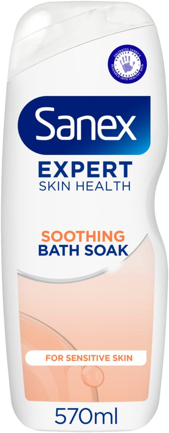 Expert Skin Health Moisturising Bath Soak 570Ml - Bath Soak Men and Women - Bath Foam - Advanced Prebiotic Formula - Smooth and Hydrated Feeling Skin - Supports Good Skin Bacteria