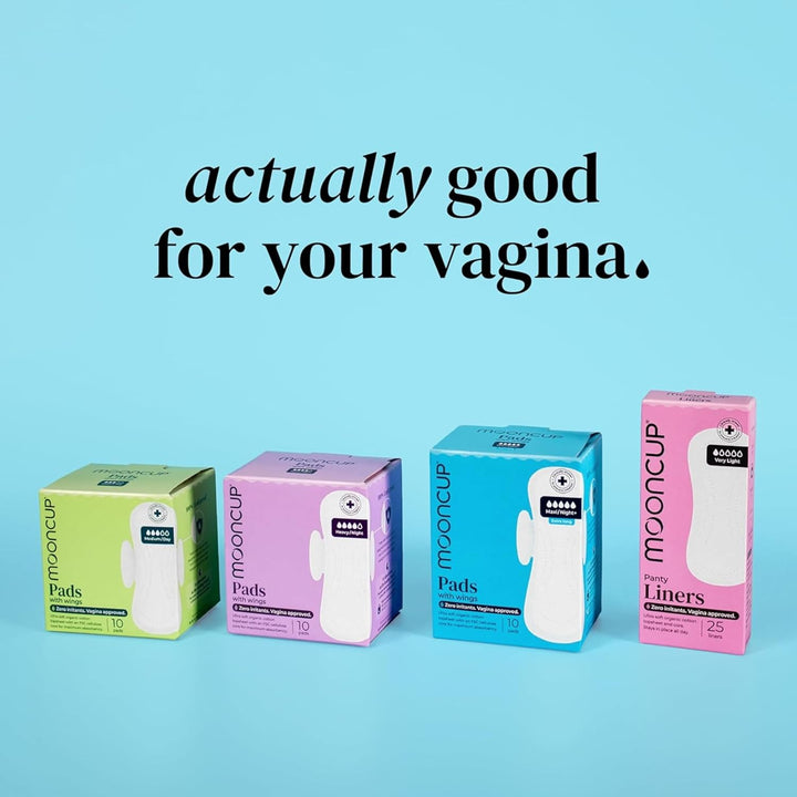 ® Panty Liners for a Very Light Flow, Ultra Soft Organic Cotton, 25 Panty Liners