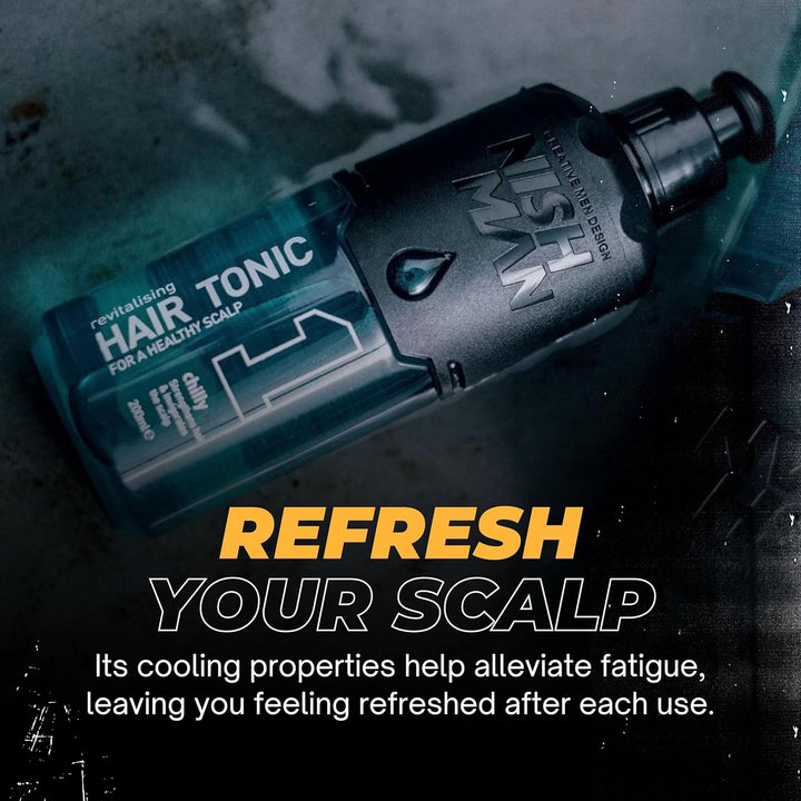 Revitalising Hair Tonic for Healthy Scalp 400Ml - Strengthens & Nourishes, Promotes Natural Growth, Adds Shine, Stimulates the Scalp - Ideal for All Hair Types